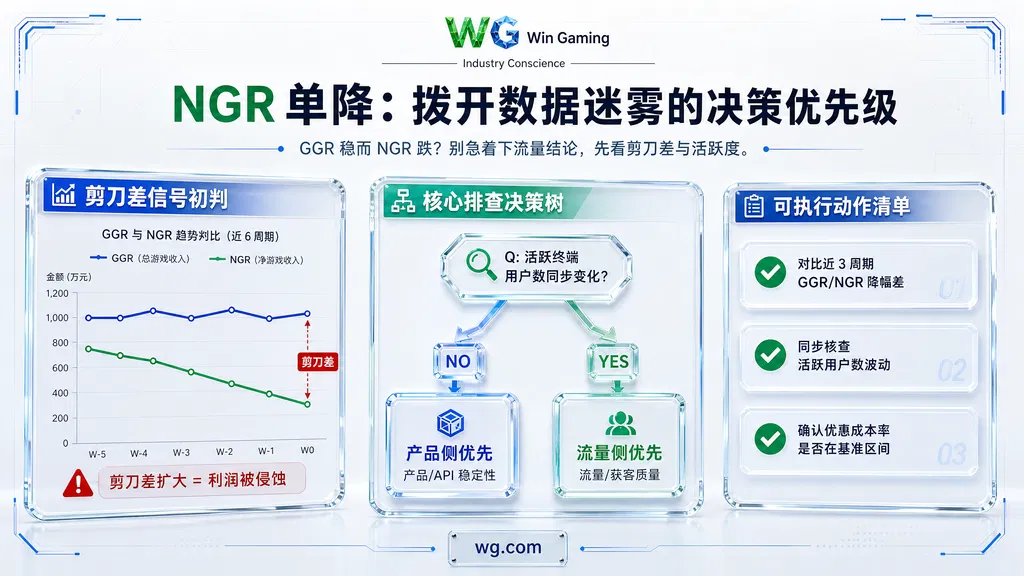 GGR/NGR异常排查SOP：从指标信号到业务动作的决策规则表